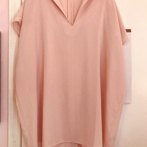 American Apparel pale pink caftan coverup dress